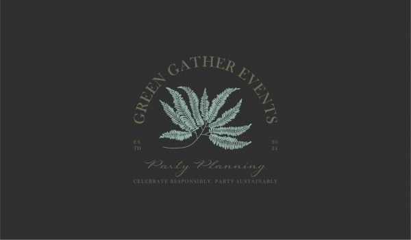 Eco-Friendly Event Planning Branding: Green Gather Events Logo Design