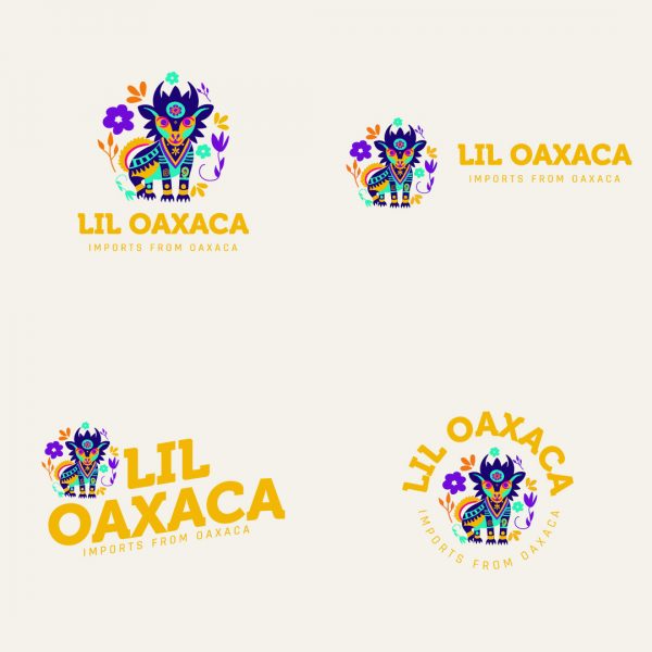 Lil Oaxaca brand logos collage