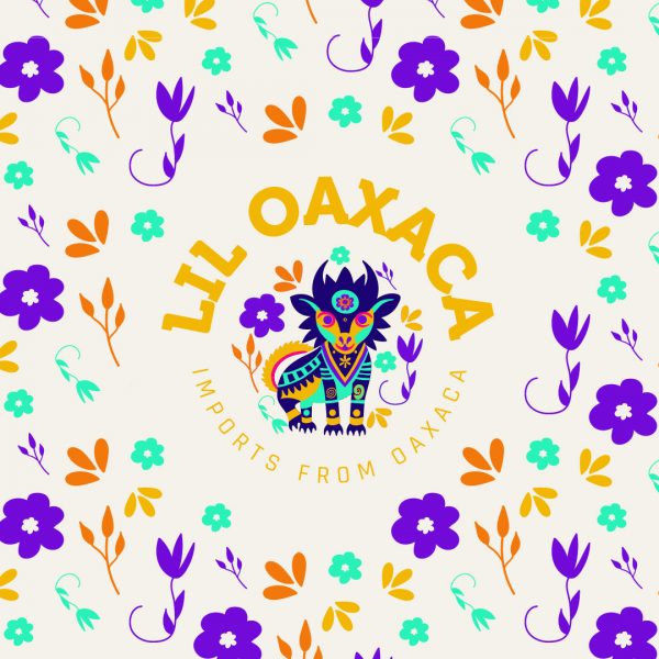 Alebrije and floral illustrations for Lil Oaxaca brand