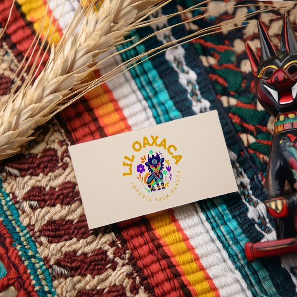 Lil Oaxaca business card mockup