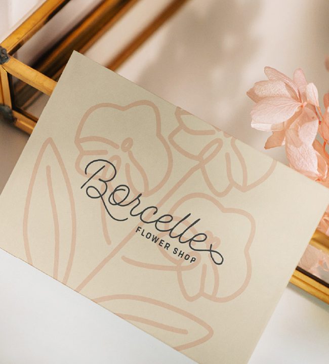 Semi-Custom Brands : Borcelle Business Card Mockup