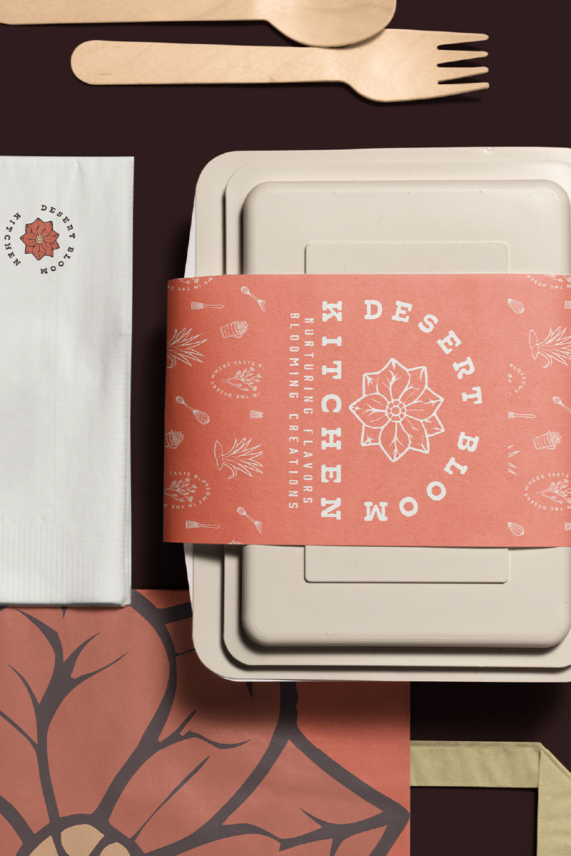 Desert-Themed Restaurant Branding