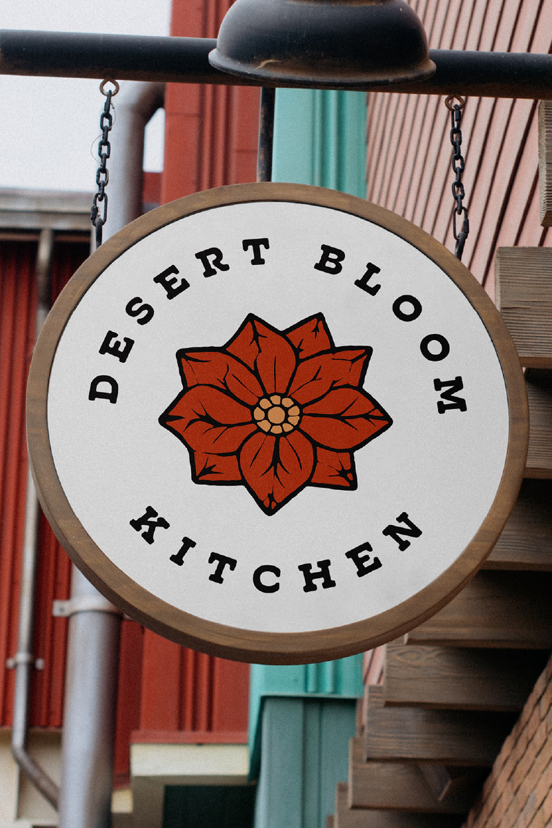 Desert-Themed Restaurant Branding