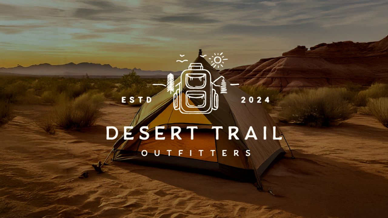 Desert Trail Outfitters Branding primary logo design