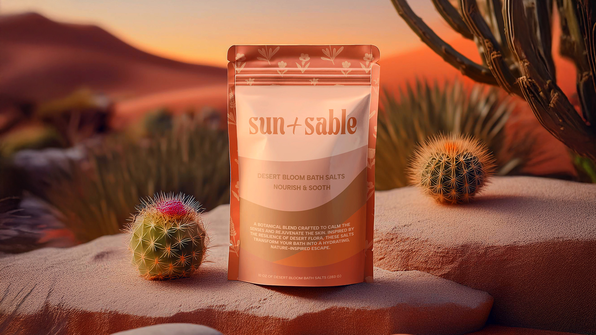 Desert-Inspired Branding | Packaging Mockup