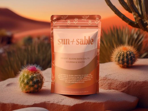 Desert-Inspired Branding | Packaging Mockup
